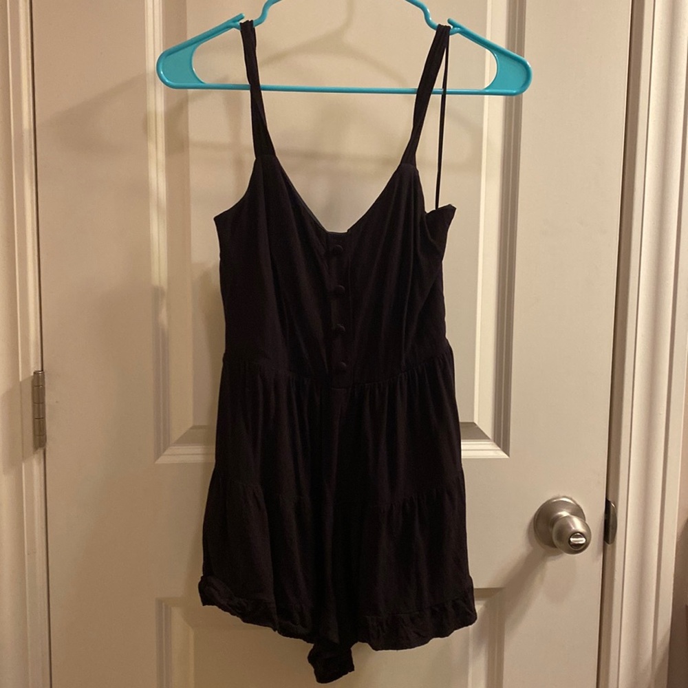 Burgundy romper
